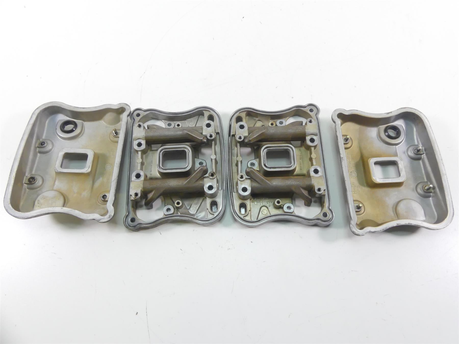 2007 Buell XB12 SS Lightning Front Rear Head Rocker Box Valve Cover Set 17579-07 {{ shop.shopifyCountryName }} - Mototech271