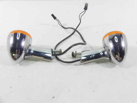 2005 Harley FXDWGI Dyna Wide Glide Rear Chrome Blinker Turn Signal Set 68972-00 {{ shop.shopifyCountryName }} - Mototech271