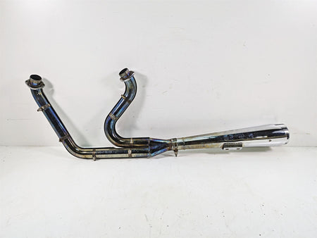Harley Davison Softail Oem 2 into 1 Exhaust Pipe System Kit -NO O2 Ports 65120-97 {{ shop.shopifyCountryName }} - Mototech271