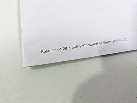 2006 BMW R1200GS K255 Adv Owners Manual & Documents Set 014776899307 {{ shop.shopifyCountryName }} - Mototech271