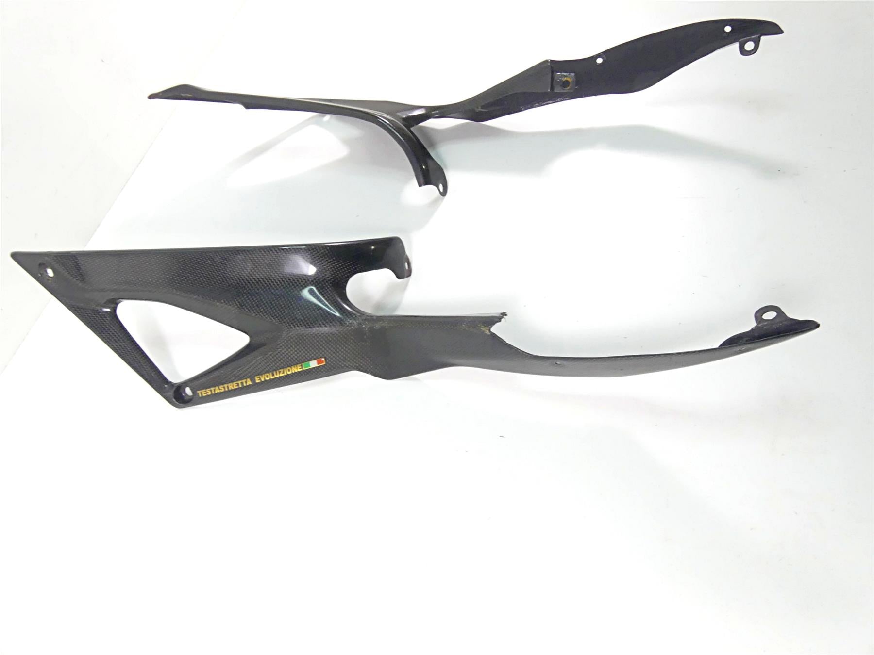 2008 Ducati 848 SBK Upper Side Carbon Cover Fairing Set 48211391A 48211401A {{ shop.shopifyCountryName }} - Mototech271