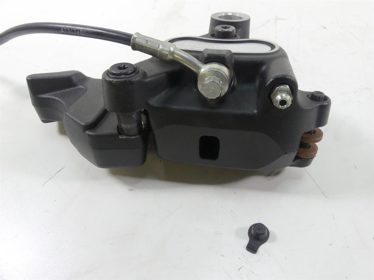 2009 Harley FXDF Dyna Fat Bob Rear Brake Caliper + Mount & Line 40908-08 {{ shop.shopifyCountryName }} - Mototech271