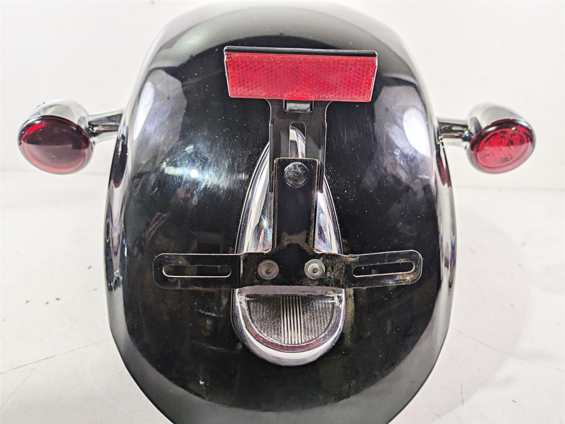 2009 Harley FXCWC Softail Rocker Rear Fender Vivid Black - Read 60132-08A {{ shop.shopifyCountryName }} - Mototech271
