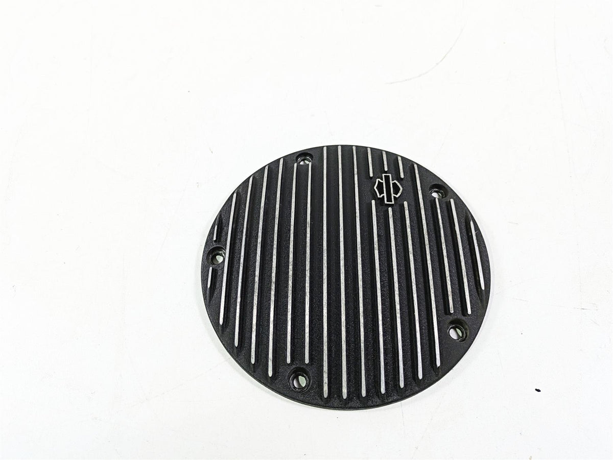 2008 Harley FLSTSB Cross Bones Black Fin Derby Cover 25454-01 {{ shop.shopifyCountryName }} - Mototech271