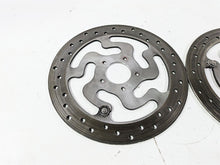 Load image into Gallery viewer, 2008 Harley Touring FLHTP Electra Glide Front Brake Rotor Disc Set 41808-08A | Mototech271
