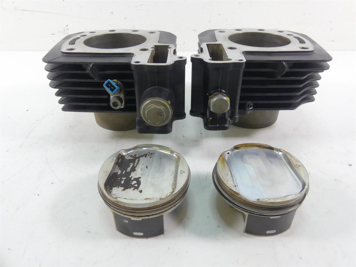 2014 Moto Guzzi Griso 1200 SE 8V Cylinder Jug Piston Set - Nice 981008 981007 {{ shop.shopifyCountryName }} - Mototech271