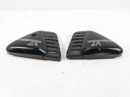 2013 Moto Guzzi V7 750 Stone Black Side Cover Fairing Cowl Set 978941 978944 {{ shop.shopifyCountryName }} - Mototech271