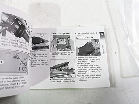2017 BMW S1000R K47 Owners Manual Booklet & Bag Set 01408387927 {{ shop.shopifyCountryName }} - Mototech271