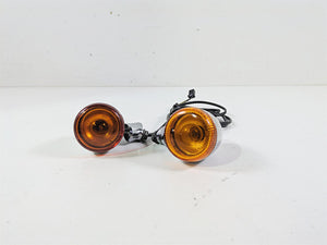 2014 Harley FXDF Dyna Fat Bob Rear Blinker Turn Signal Set - Read 68978-00