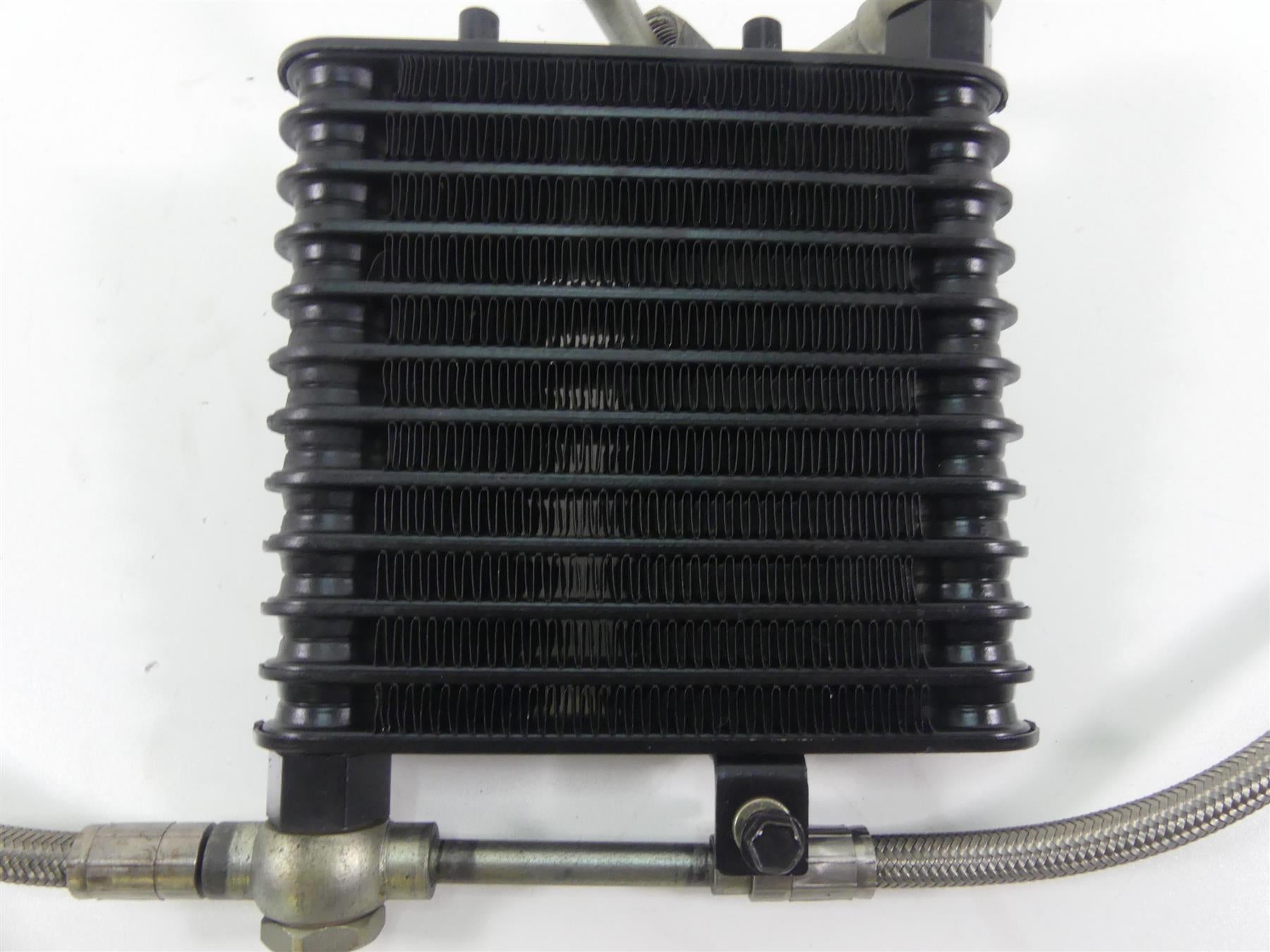 2002 Triumph Bonneville America Oil Cooler Radiator & Line Set T2100283 T2108110 {{ shop.shopifyCountryName }} - Mototech271
