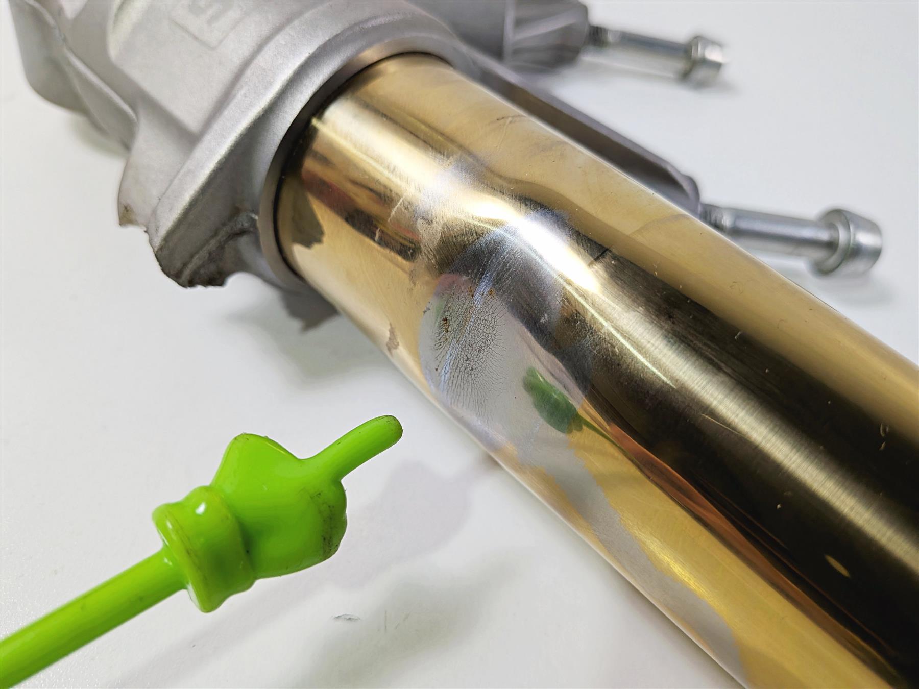 2022 Ducati Panigale V4 S V4S Damaged Right Front Ohlins Fork 34421242B-Mototech271