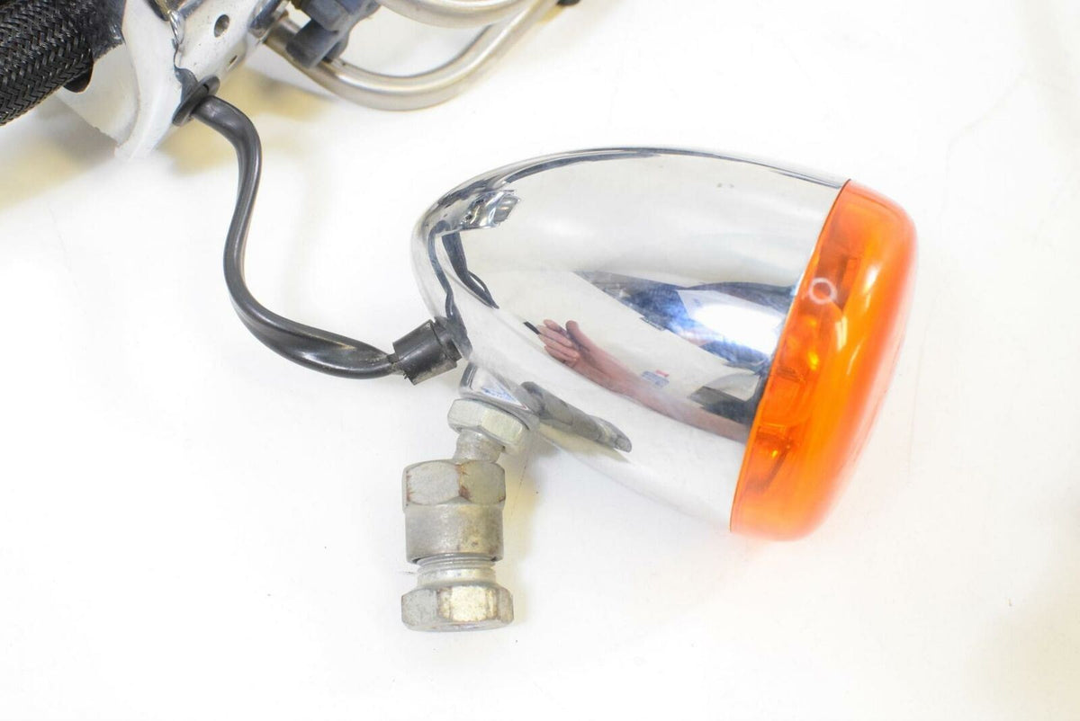 2008 Harley FXDWG Dyna Wide Glide Chrome Right Control Switch & Blinker 71597-96 {{ shop.shopifyCountryName }} - Mototech271