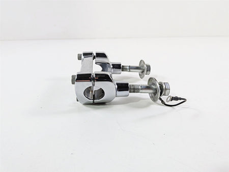 2011 Harley FXDF Dyna Fat Bob Chrome Milwaukee Handlebar Riser Clamps 55900025 {{ shop.shopifyCountryName }} - Mototech271