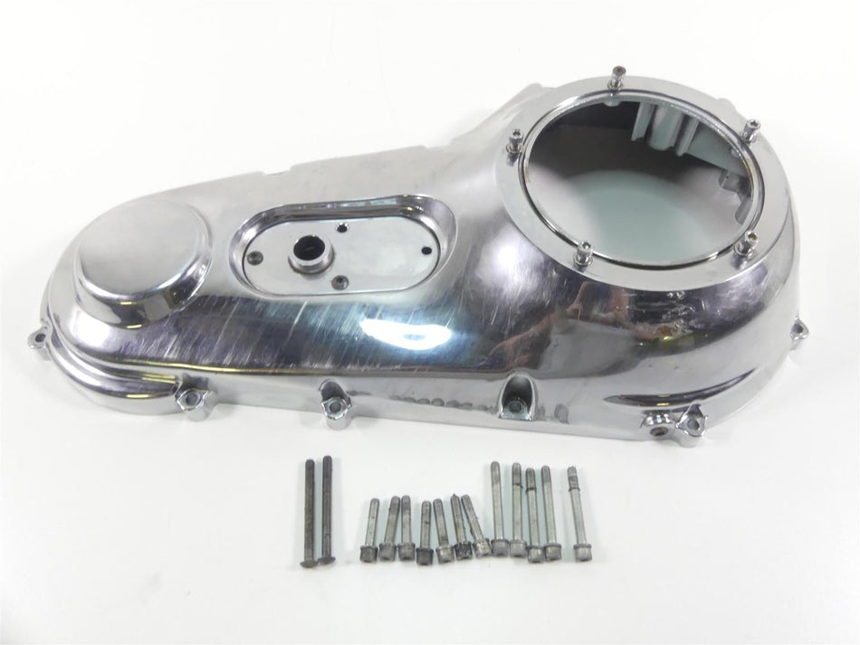 1999 Harley Dyna FXDS Convertible Outer Primary Clutch Cover Mid Cntrl 60506-99 {{ shop.shopifyCountryName }} - Mototech271