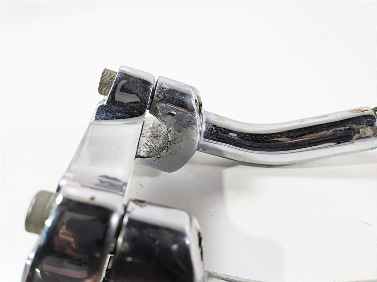 2007 Harley Dyna FXDB Street Bob Handlebar Riser Holder Clamps 5" 56568-86B {{ shop.shopifyCountryName }} - Mototech271