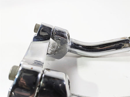 2007 Harley Dyna FXDB Street Bob Handlebar Riser Holder Clamps 5" 56568-86B {{ shop.shopifyCountryName }} - Mototech271