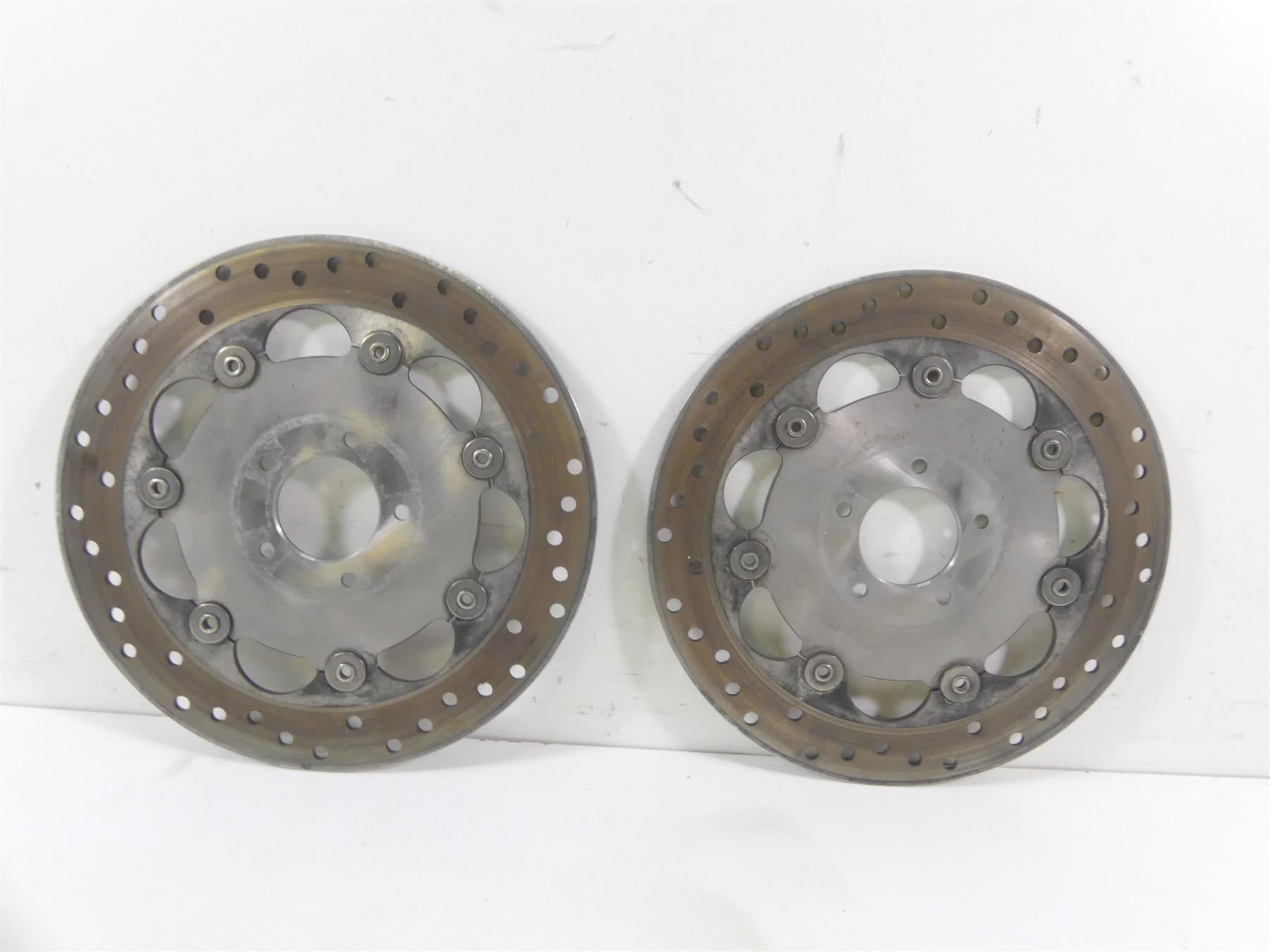 2014 Harley Dyna FXDF Fat Bob Front Brake Rotor Disc Set 46717-10 {{ shop.shopifyCountryName }} - Mototech271
