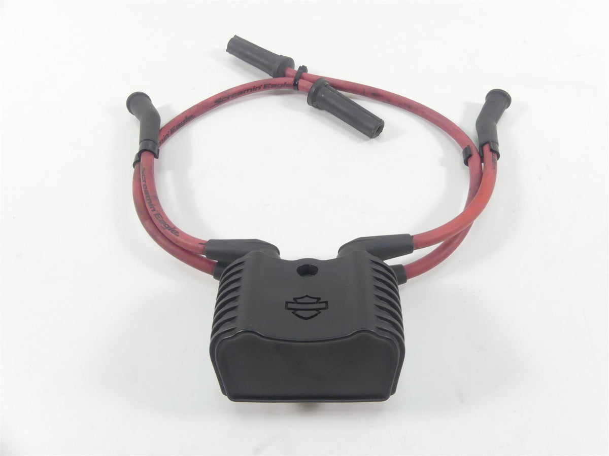 2018 Harley FXBRS Softail Breakout Ignition Coil Wires Plugs Set 31600067 {{ shop.shopifyCountryName }} - Mototech271