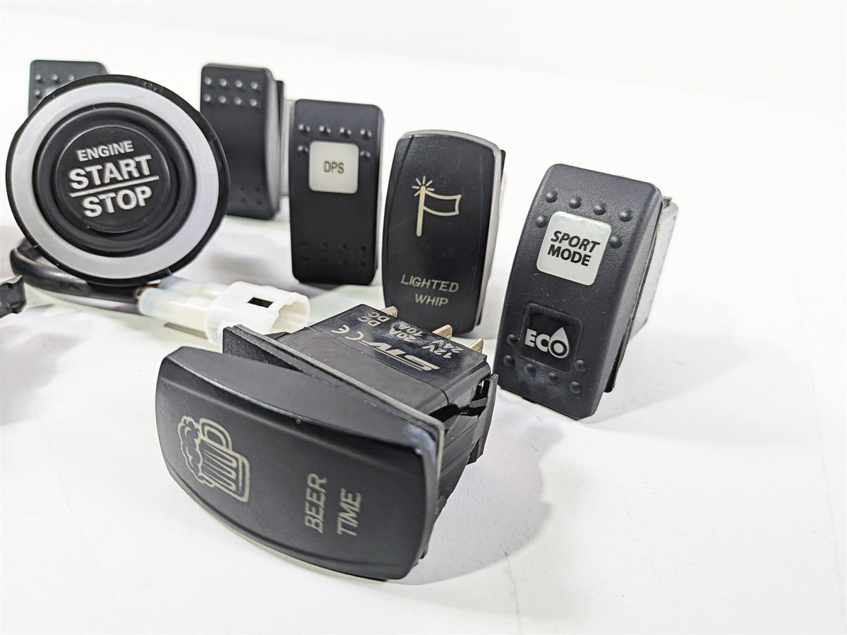 2018 Can Am Maverick X3 XRS Turbo R Light Awd Switch Start Stop Set 710005213-Mototech271