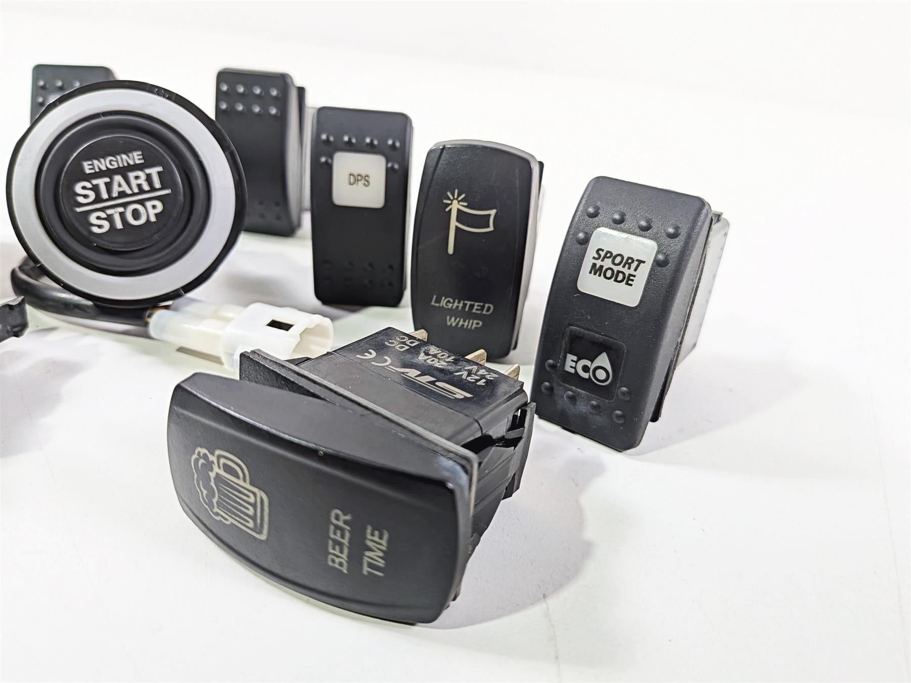 2018 Can Am Maverick X3 XRS Turbo R Light Awd Switch Start Stop Set 710005213-Mototech271