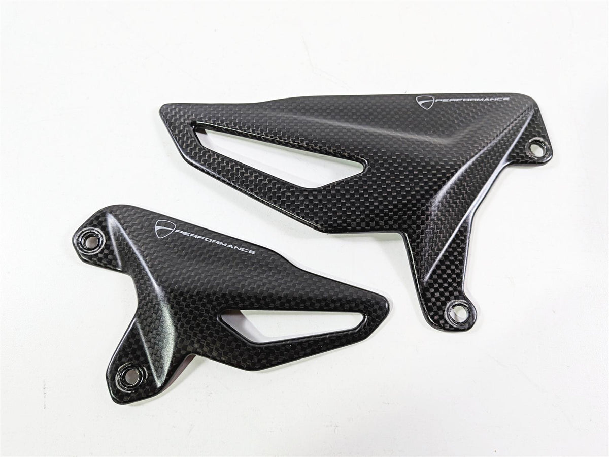 2019 Ducati Panigale V4S V4 S Corse Performance Carbon Fiber Heel Guard Set 96981061A {{ shop.shopifyCountryName }} - Mototech271