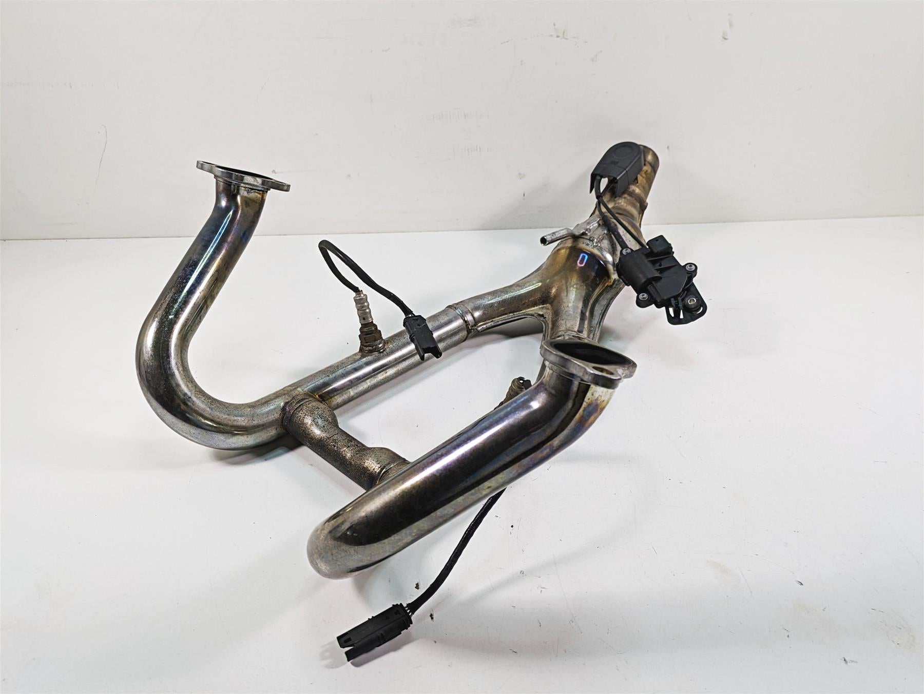 2016 BMW R1200R K53 Oem Chrome Exhaust Header Manifold Pipe & Servo 18518555270 {{ shop.shopifyCountryName }} - Mototech271