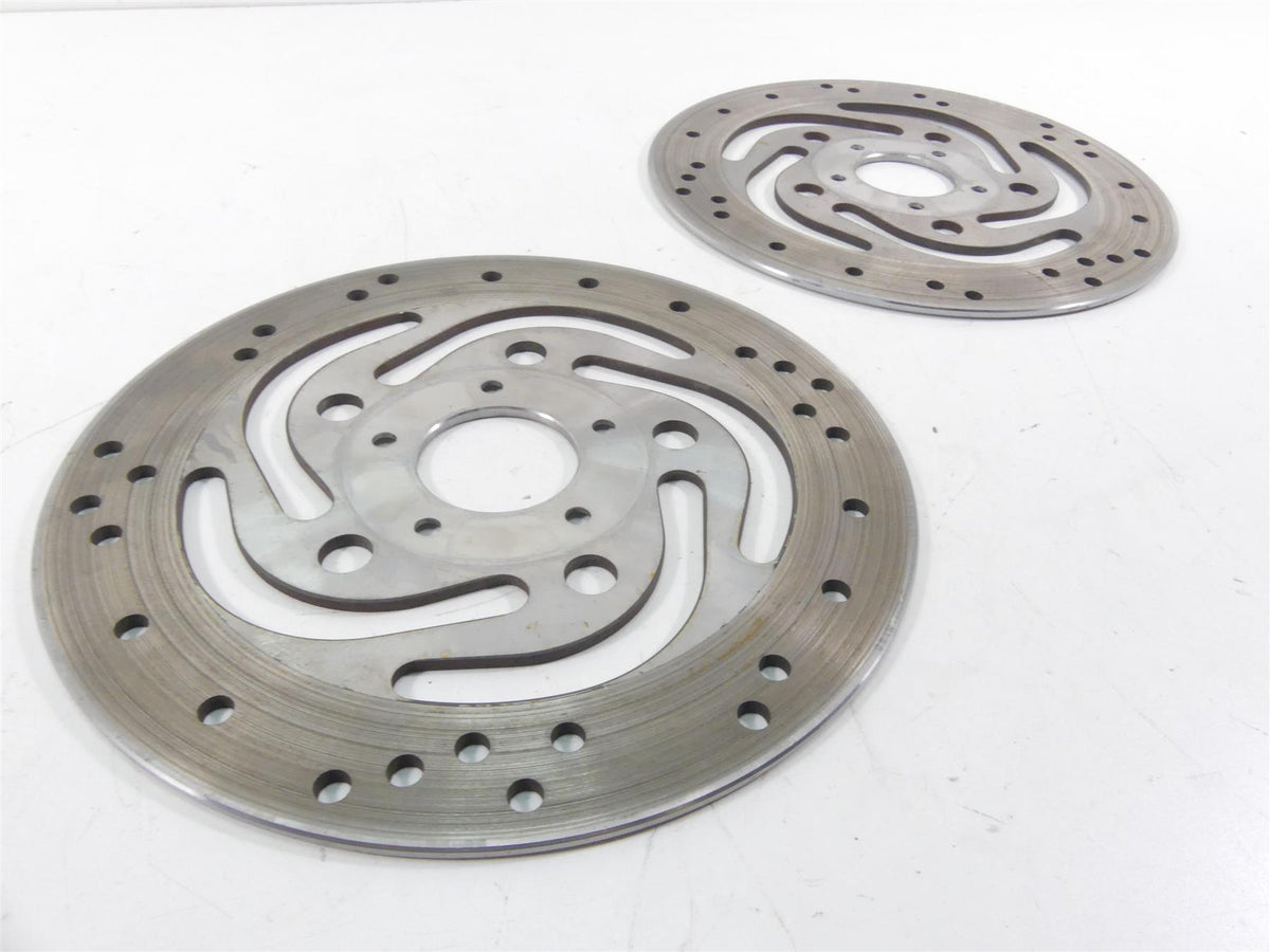2002 Harley Touring FLHRCI Road King Front Brake Rotor Discs 44136-00 44156-00 {{ shop.shopifyCountryName }} - Mototech271
