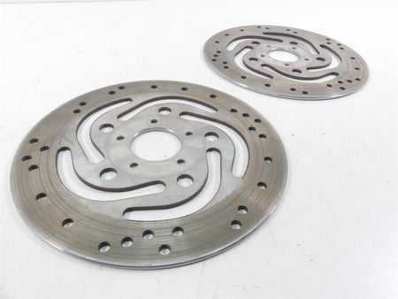 2002 Harley Touring FLHRCI Road King Front Brake Rotor Discs 44136-00 44156-00 {{ shop.shopifyCountryName }} - Mototech271