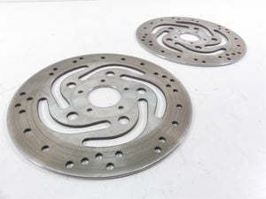 2002 Harley Touring FLHRCI Road King Front Brake Rotor Discs 44136-00 44156-00