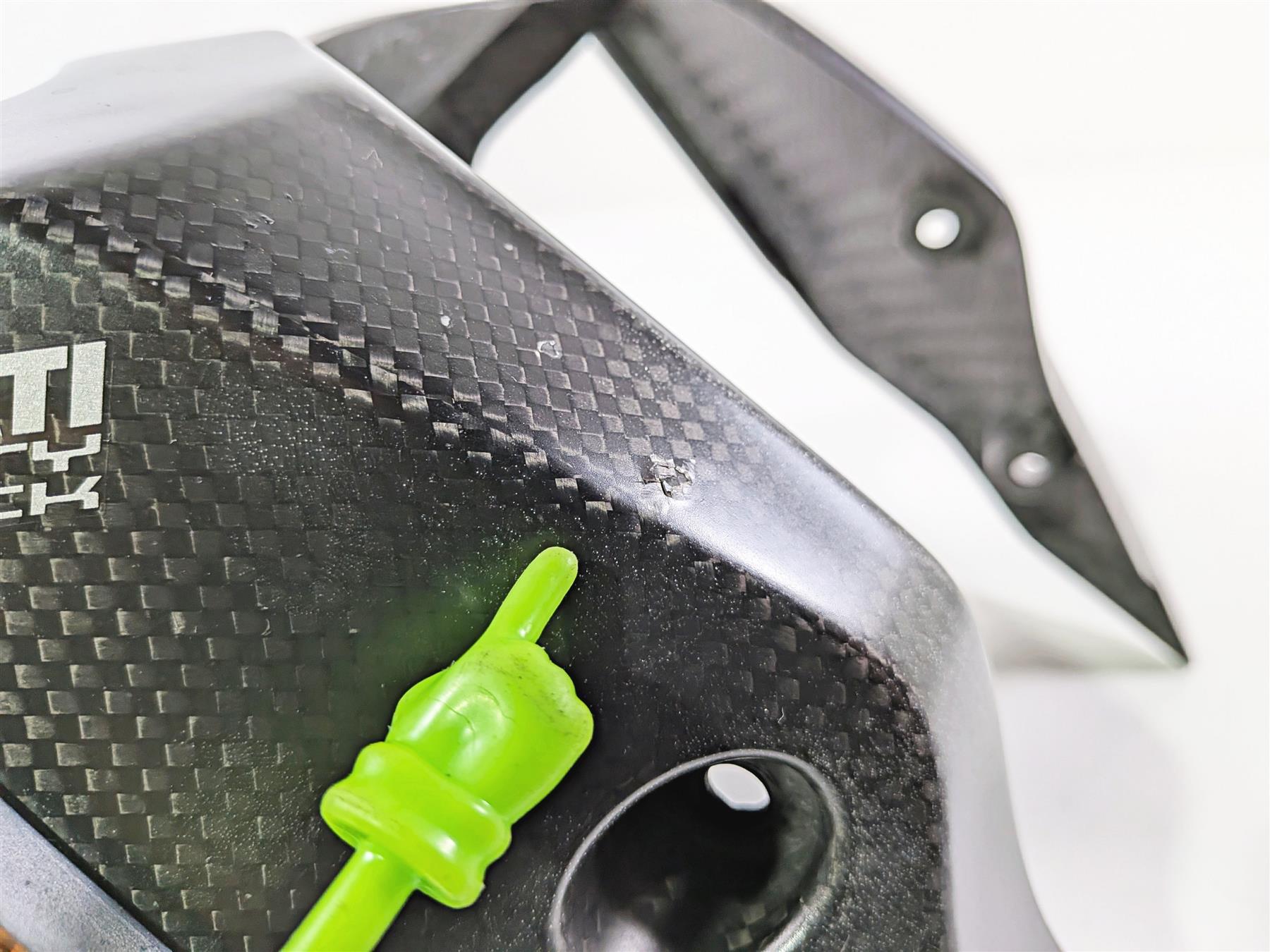 2016 Ducati Hypermotard 939 SP Carbon Fiber Lower Front Fender 56411451AA-Mototech271