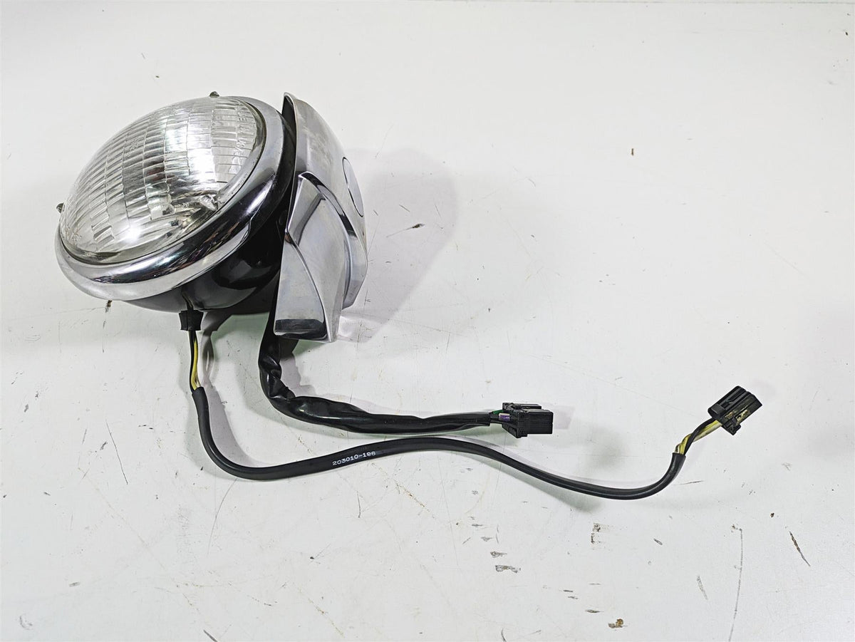 2003 Harley Dyna FXDL Low Rider 100TH Headlight Head Light & Visor 67672-96B {{ shop.shopifyCountryName }} - Mototech271