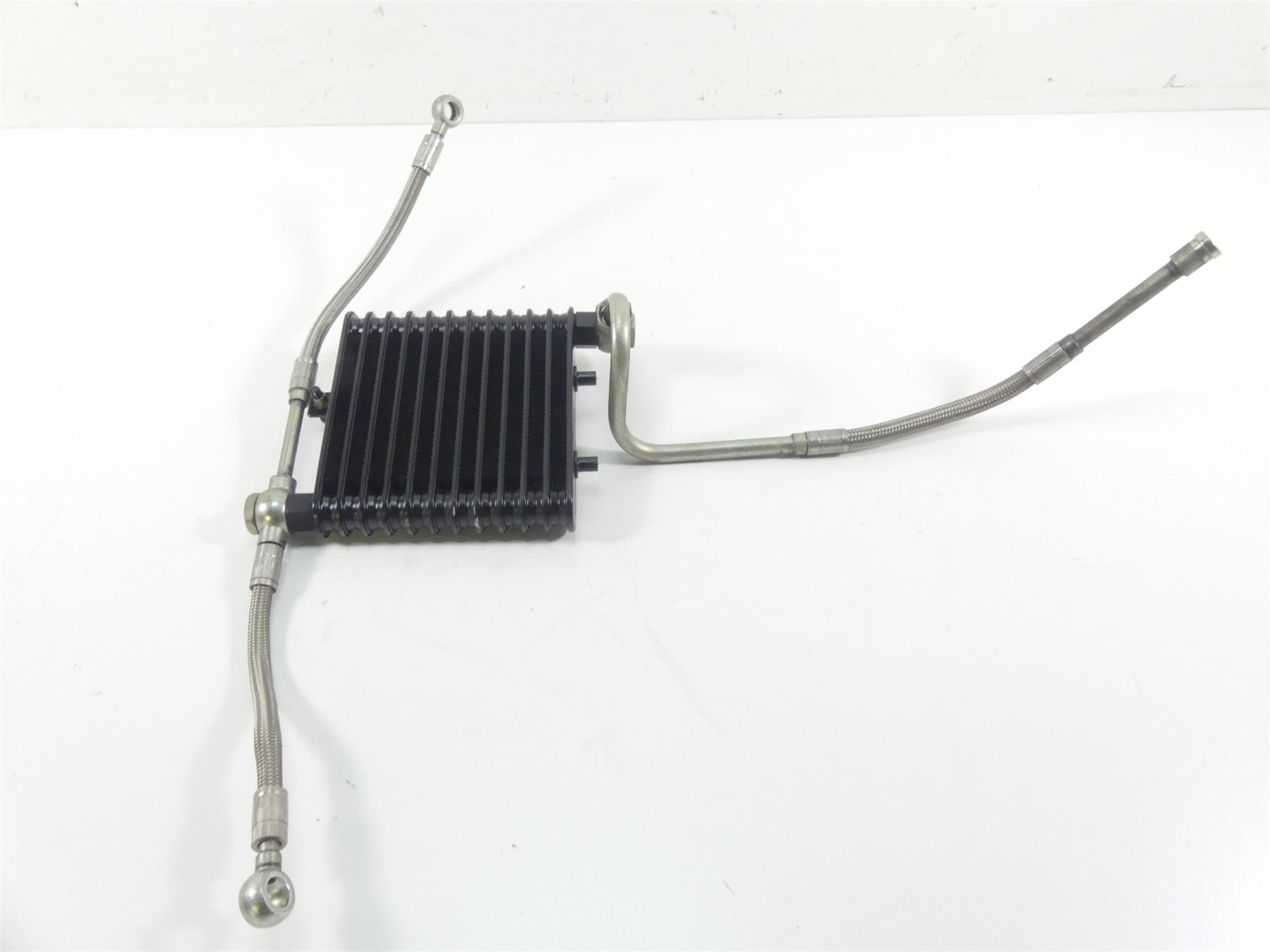 2002 Triumph Bonneville America Oil Cooler Radiator & Line Set T2100283 T2108110 {{ shop.shopifyCountryName }} - Mototech271