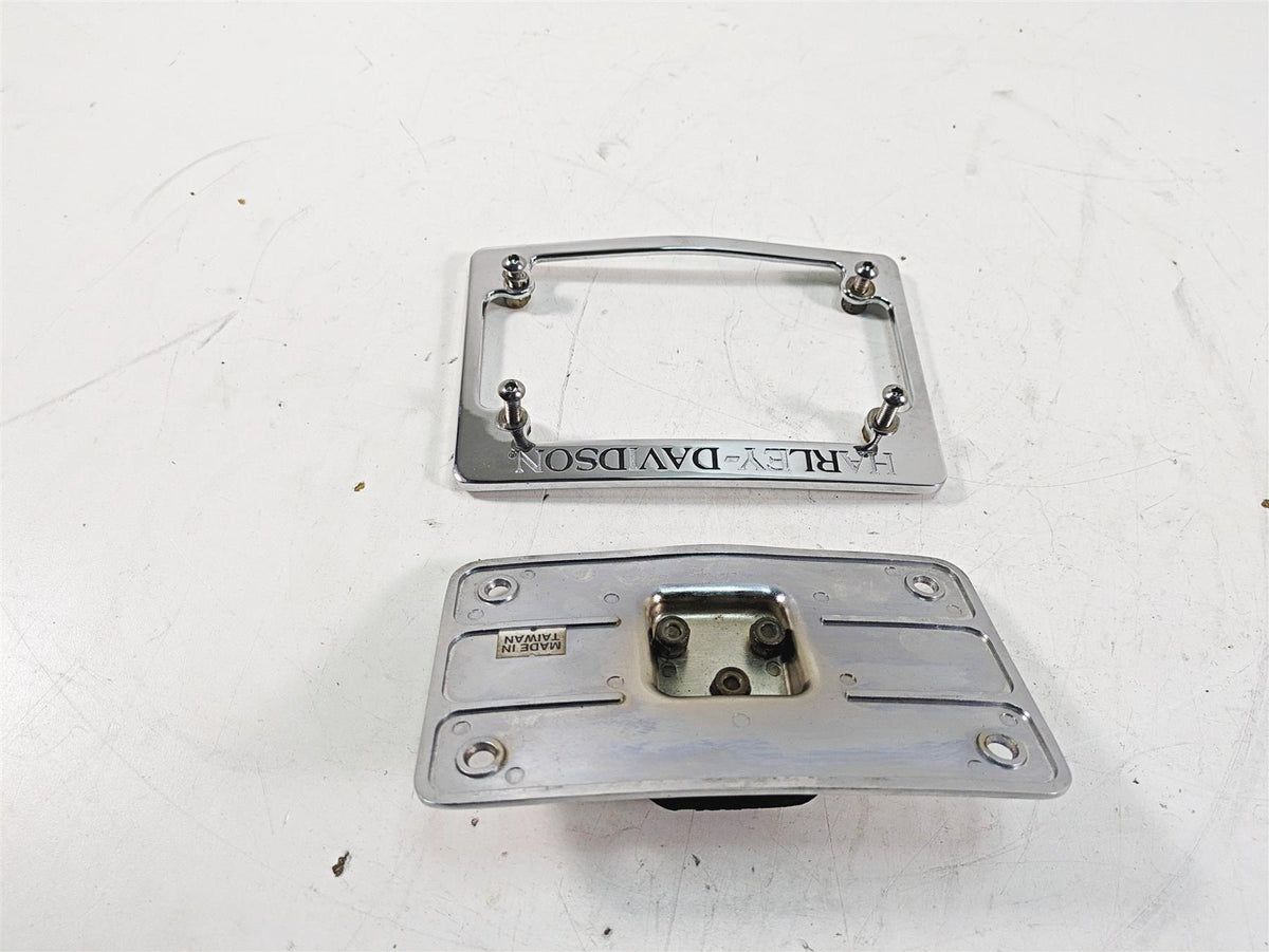2000 Harley FXSTS Softail Springer Aftermarket License Plate Mount Bracket {{ shop.shopifyCountryName }} - Mototech271