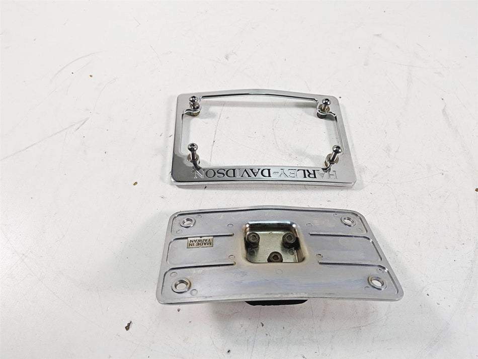 2000 Harley FXSTS Softail Springer Aftermarket License Plate Mount Bracket {{ shop.shopifyCountryName }} - Mototech271