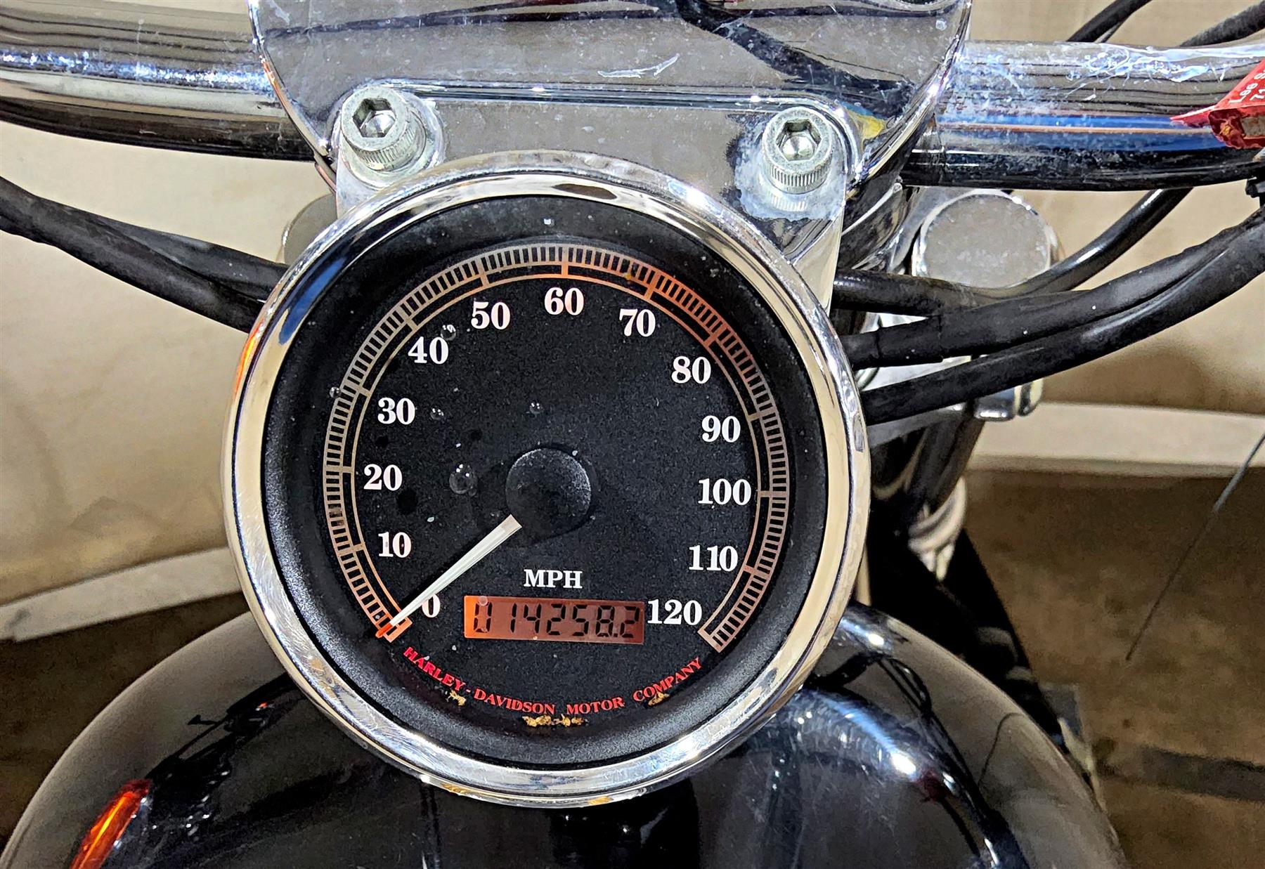 1997 Harley Sportster XL1200 C Speedometer Gauge + Lights Set 14k