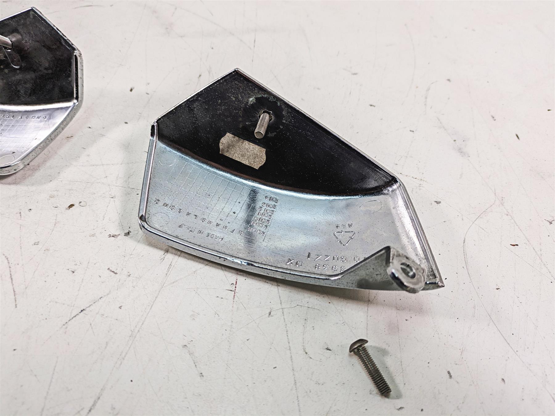 2013 Moto Guzzi V7 750 Stone Throttle Body Chrome Cover Set 978938 978939 {{ shop.shopifyCountryName }} - Mototech271
