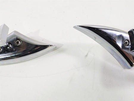 2002 Big Dog Pitbull Custom Chrome Rear View Mirror Set Left & Right {{ shop.shopifyCountryName }} - Mototech271