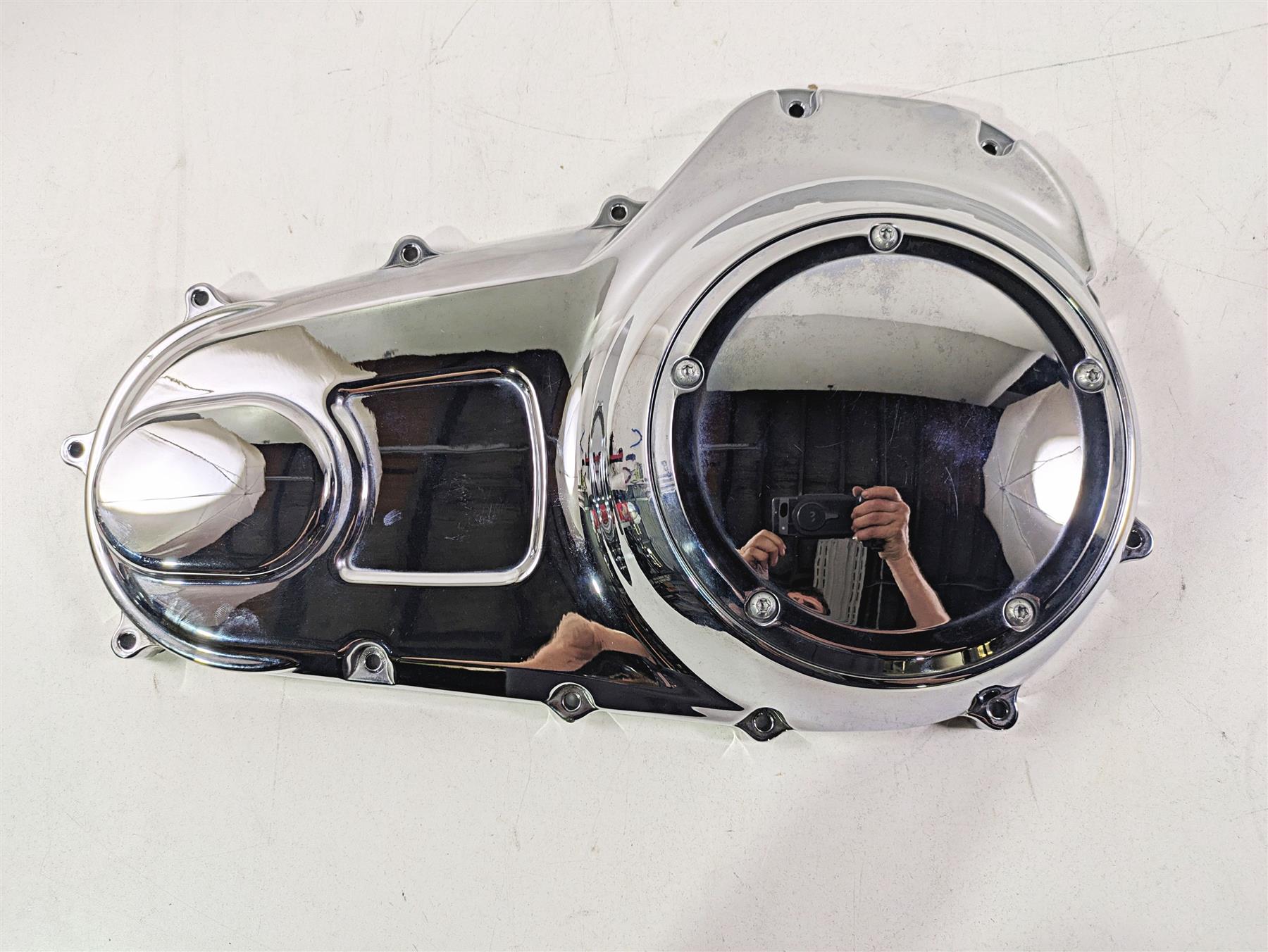 2015 Harley Touring FLHTKL Electra Glide Outer Primary Clutch Cover 25700385 {{ shop.shopifyCountryName }} - Mototech271