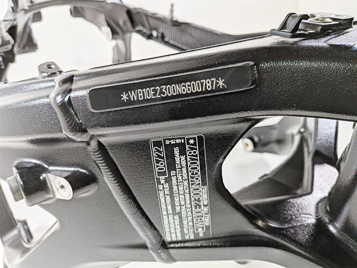 2022 BMW S1000RR K67 Straight Frame Chassis SCRATCH With Clean Texas Title - 46517108339-Mototech271