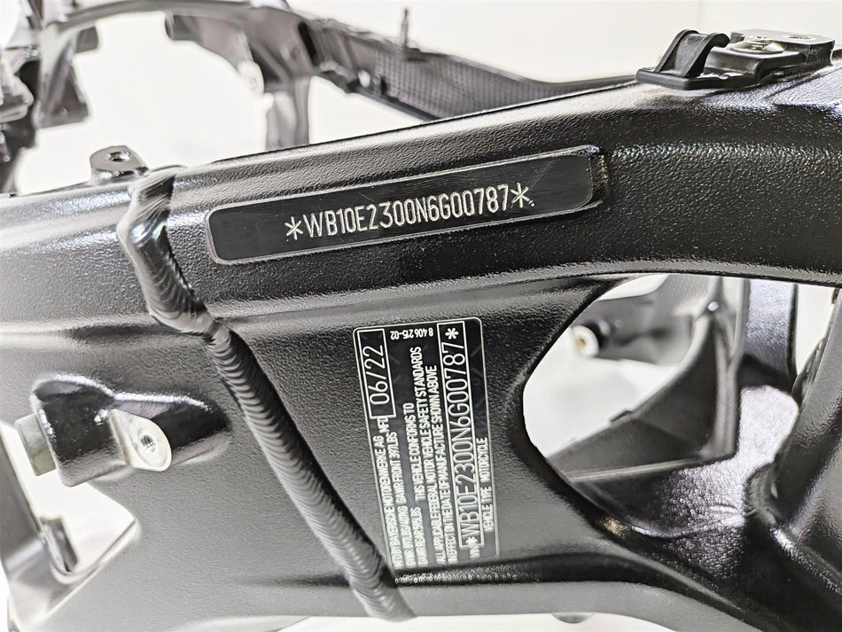 2022 BMW S1000RR K67 Straight Frame Chassis SCRATCH With Clean Texas Title - 46517108339