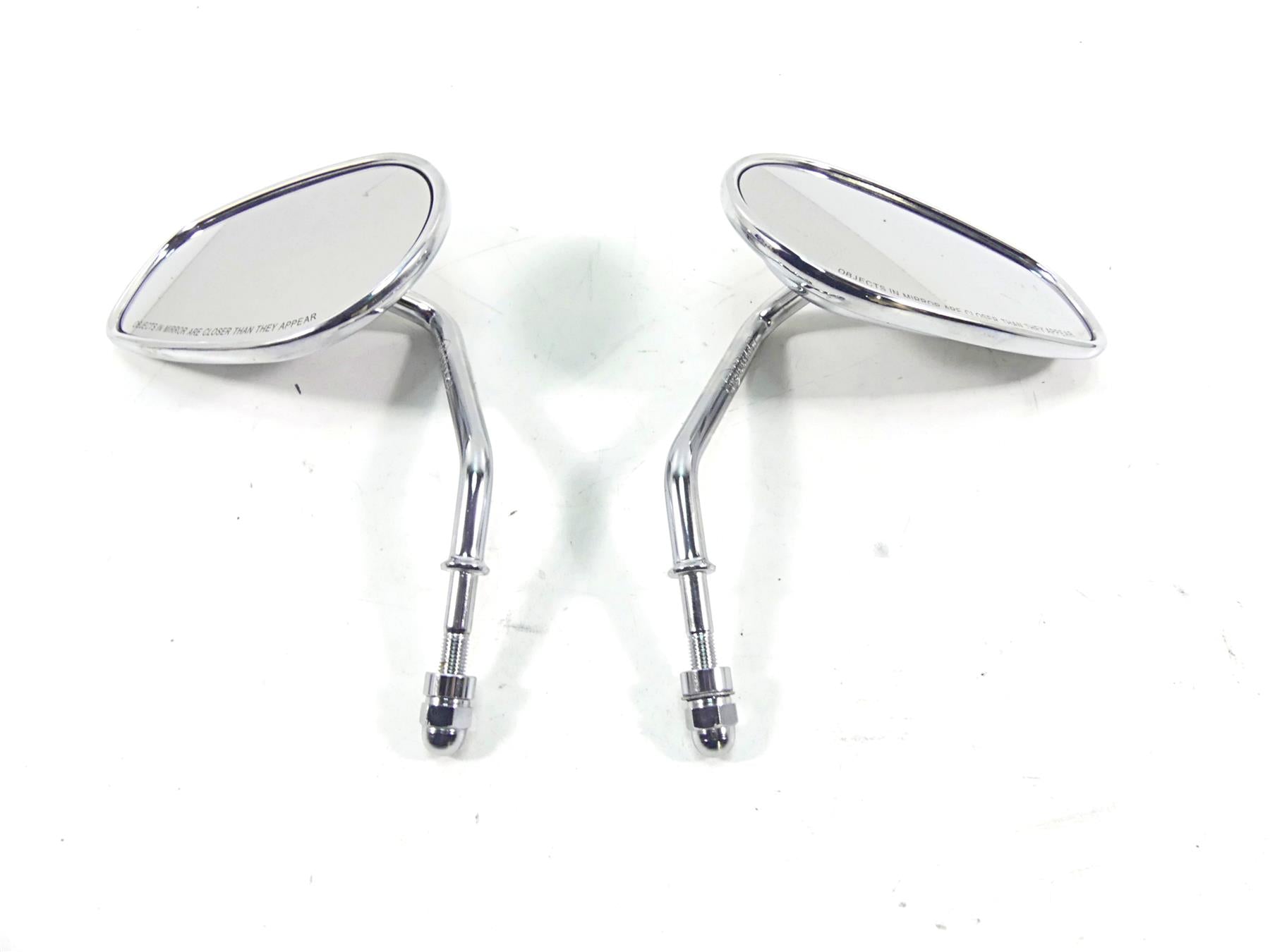 2005 Harley VRSCSE CVO V-Rod Rear View Chrome Mirror Set 91845-03B 91840-03B