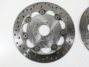 2014 Harley FXDF Dyna Fat Bob Front Brake Rotor Disc Set 46717-10