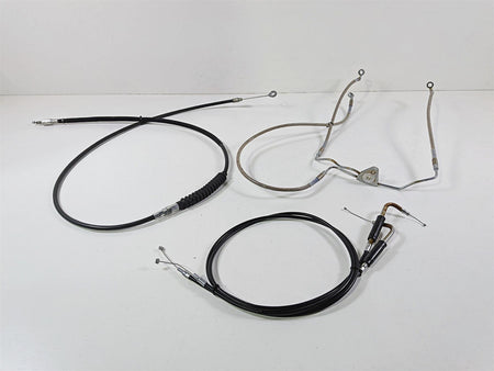 2011 Harley FXDF Dyna Fat Bob 13'' Handle Bar Extended Cable Kit {{ shop.shopifyCountryName }} - Mototech271