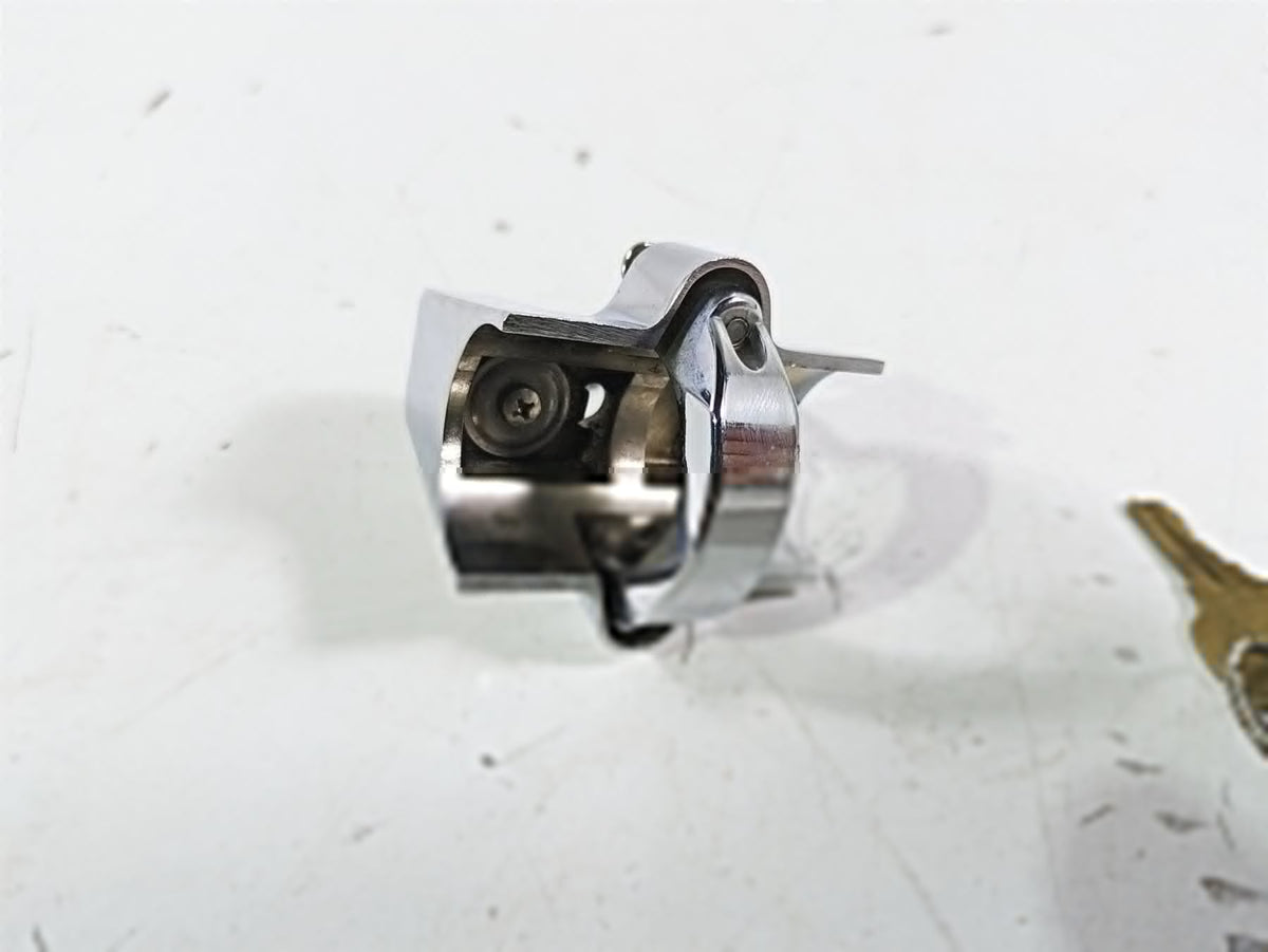 Harley Davidson Sportster Dyna Softail Touring Oem Chrome Helmet Lock 92800019 {{ shop.shopifyCountryName }} - Mototech271