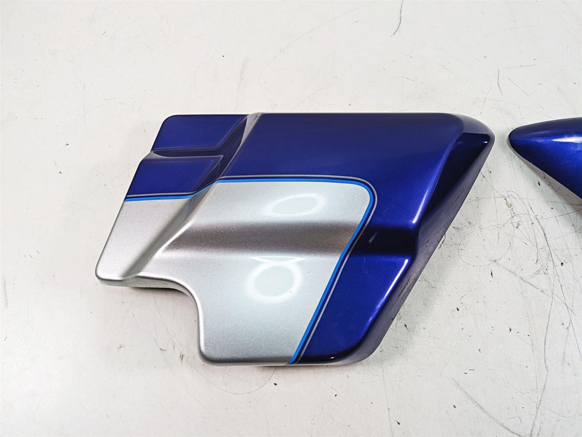 2010 Harley Touring FLHTCU Electra Glide Side Covers Flame Blue Pearl 66048-09A {{ shop.shopifyCountryName }} - Mototech271