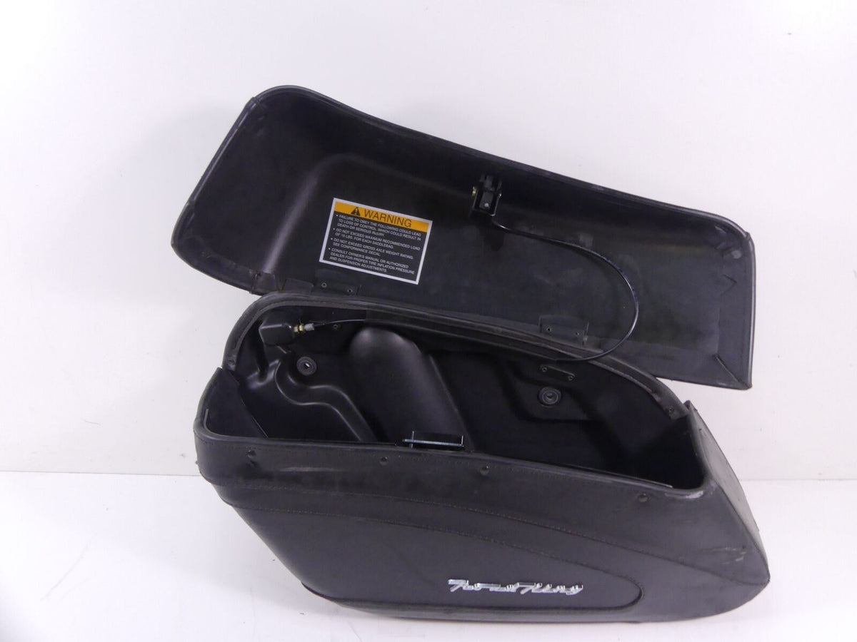 2004 Harley Touring FLHRSI Road King Left Leather Saddlebag Saddle Bag 91316-04 {{ shop.shopifyCountryName }} - Mototech271
