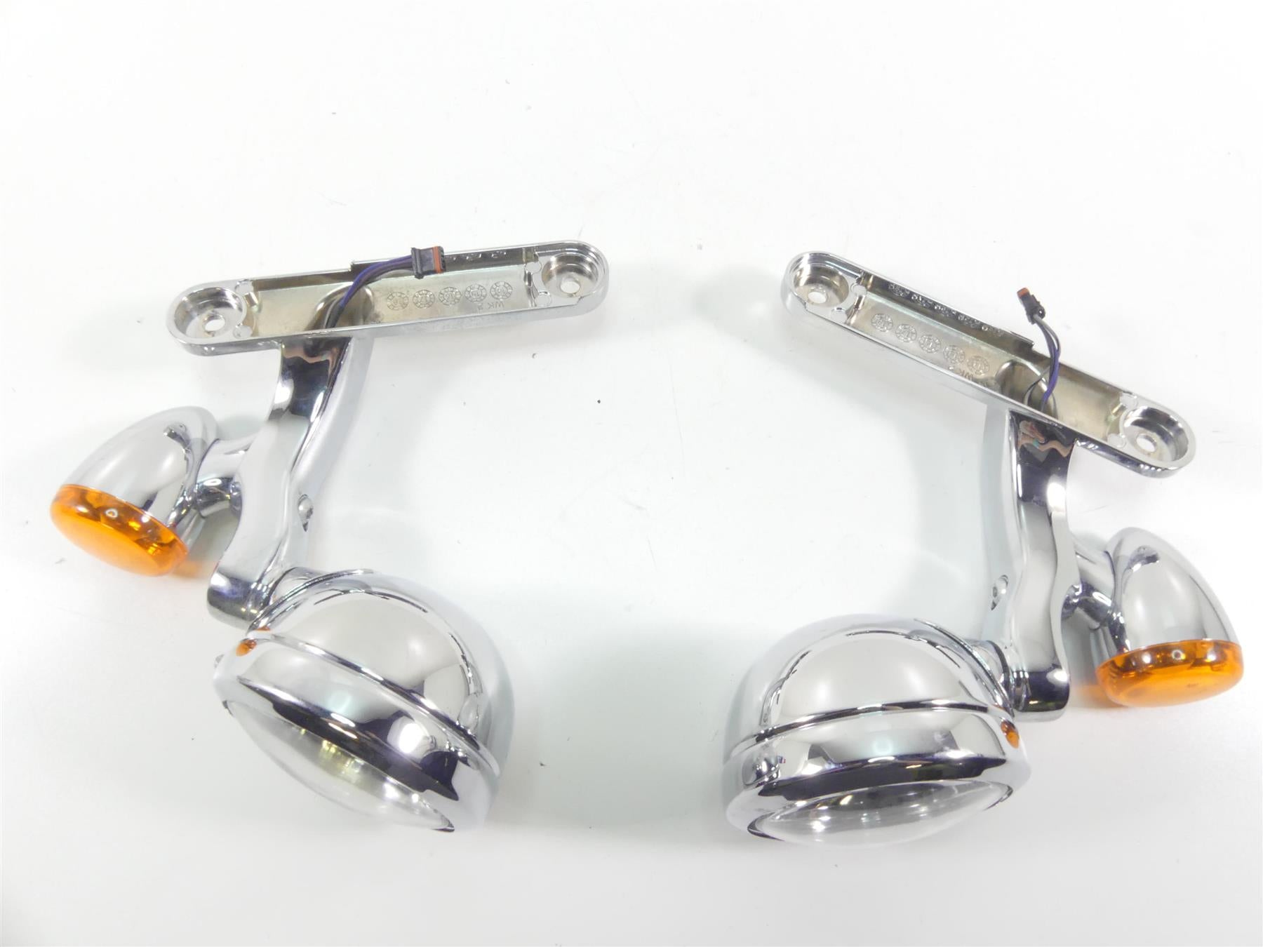 2016 Harley Touring FLHTP Electra Glide Front Spot Light Blinker set 68000022 {{ shop.shopifyCountryName }} - Mototech271