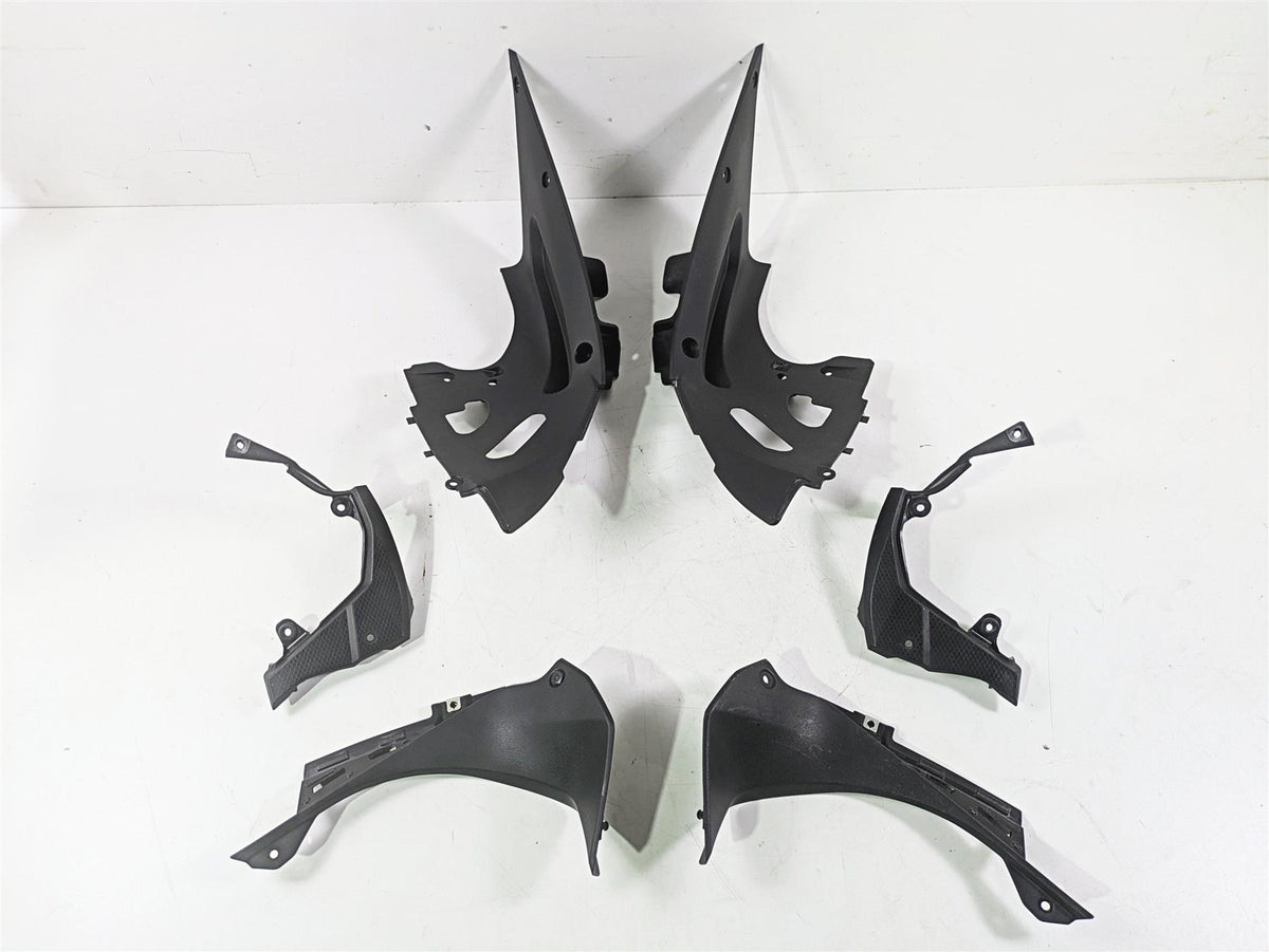 2020 Kawasaki ZX6R ZX636 Ninja Black Molded Plastic Infill Fairing Cover Set {{ shop.shopifyCountryName }} - Mototech271
