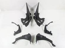 Load image into Gallery viewer, 2020 Kawasaki ZX6R ZX636 Ninja Black Molded Plastic Infill Fairing Cover Set
