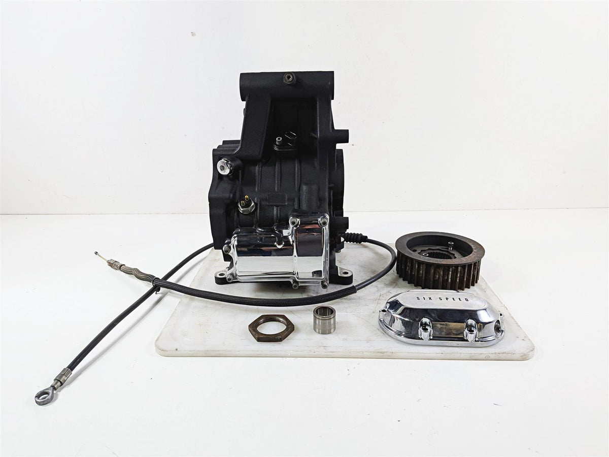 2012 Harley Softail FLSTF Fat Boy Transmission Gear Box Case Housing 34799-07 {{ shop.shopifyCountryName }} - Mototech271